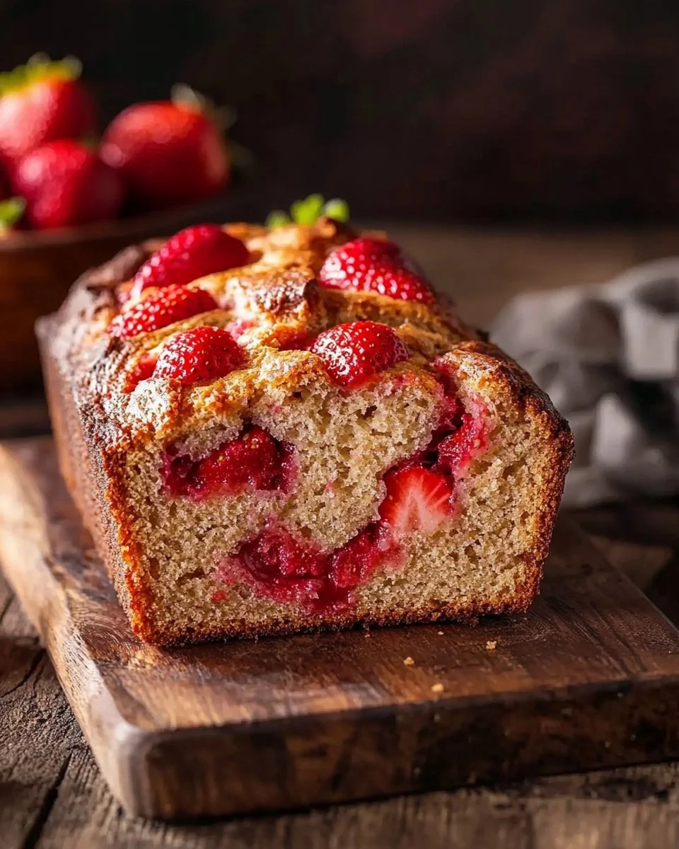 Strawberry Banana Bread