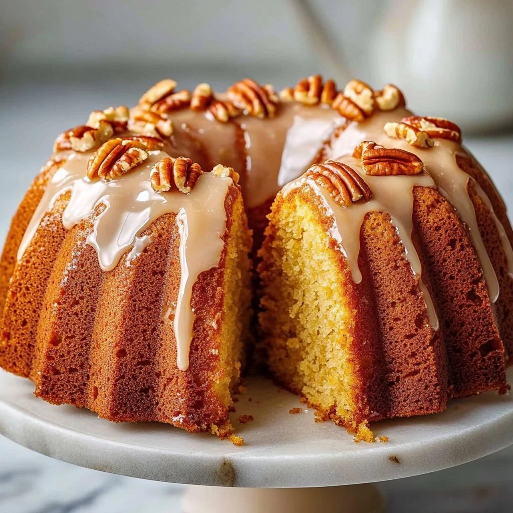 Sweet Potato Honeybun Cake