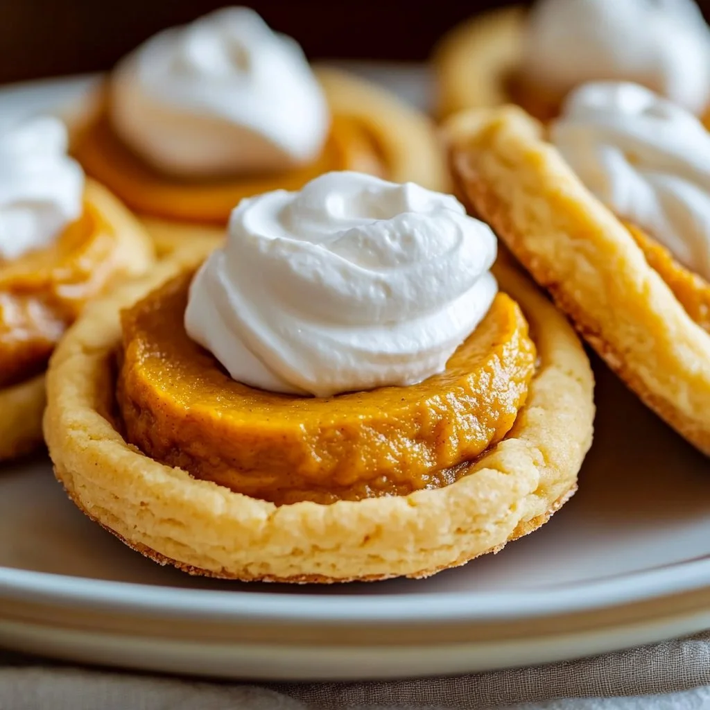 Thanksgiving Pumpkin Pie Cookies