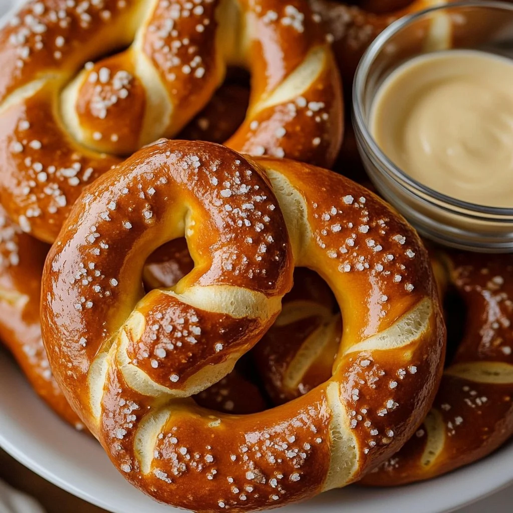 Auntie Anne’s Copycat Sourdough Soft Pretzels