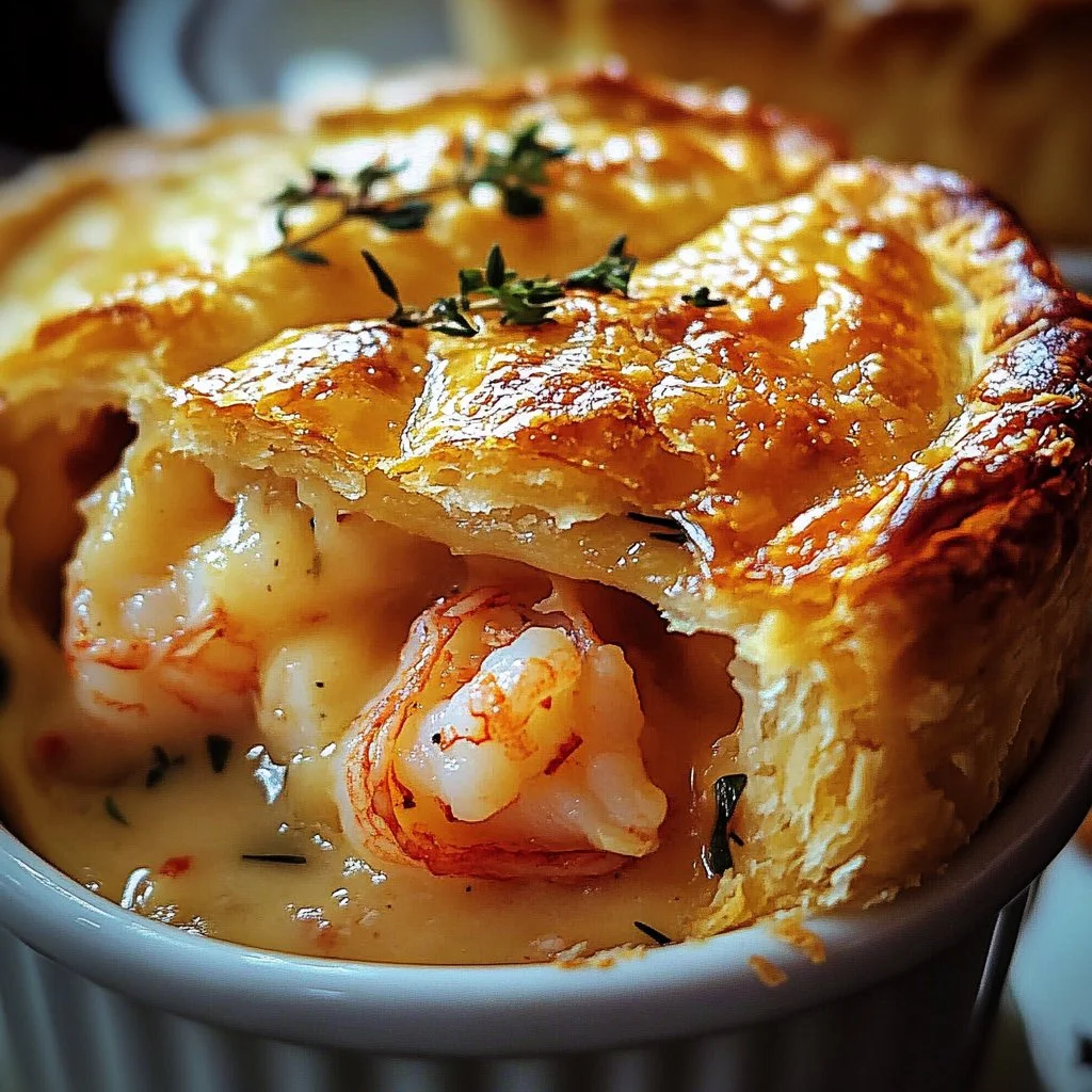 Cheddar Bay Biscuit Seafood Pot Pie