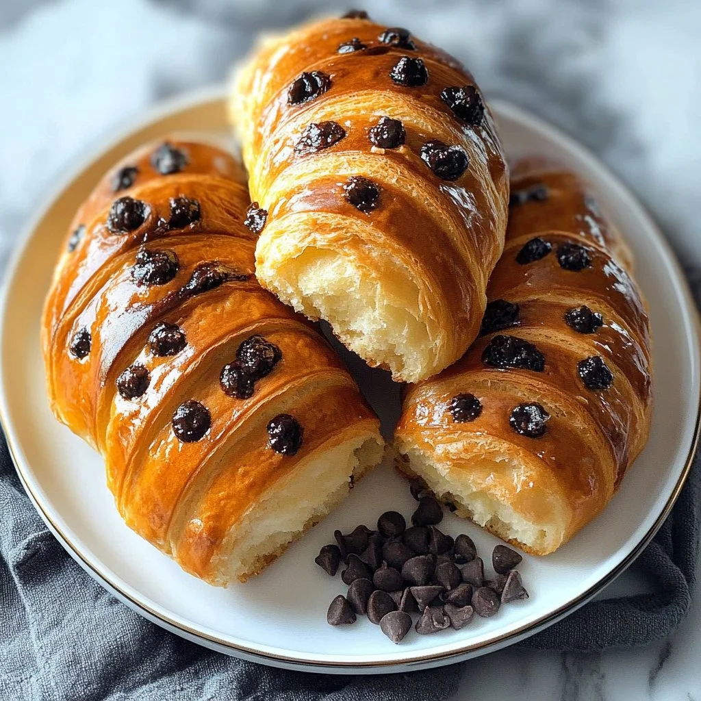 Chocolate Chip Vanilla Custard Brioches