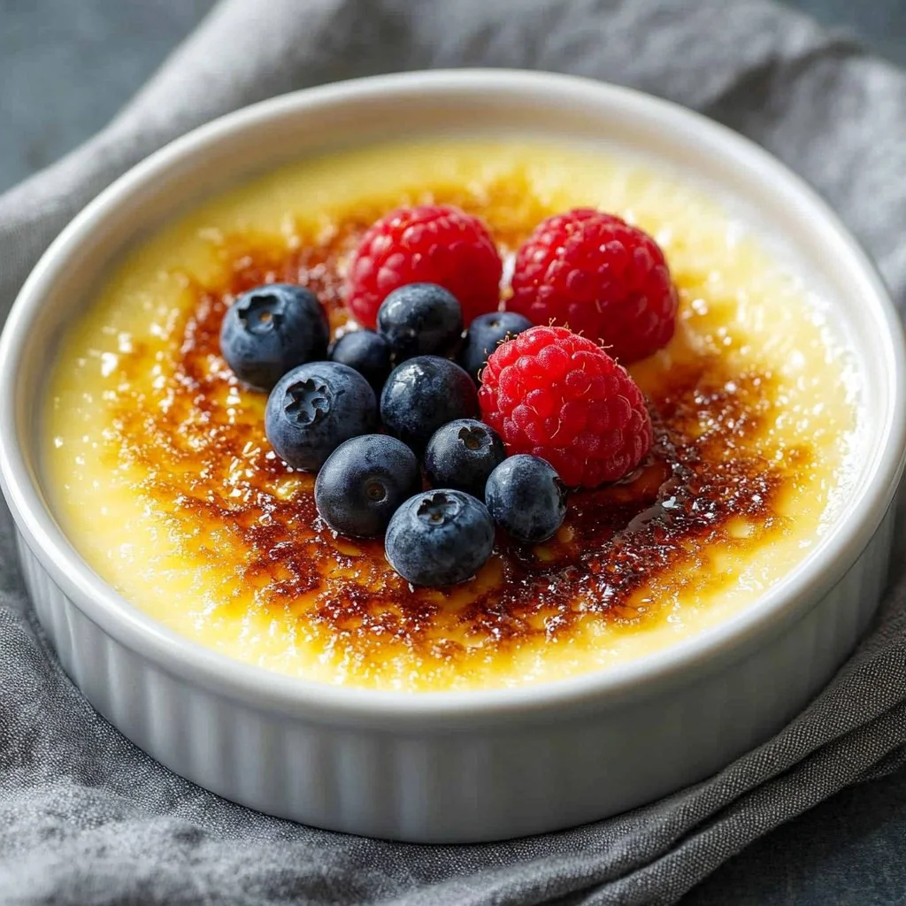 Classic Baked Vanilla Custard