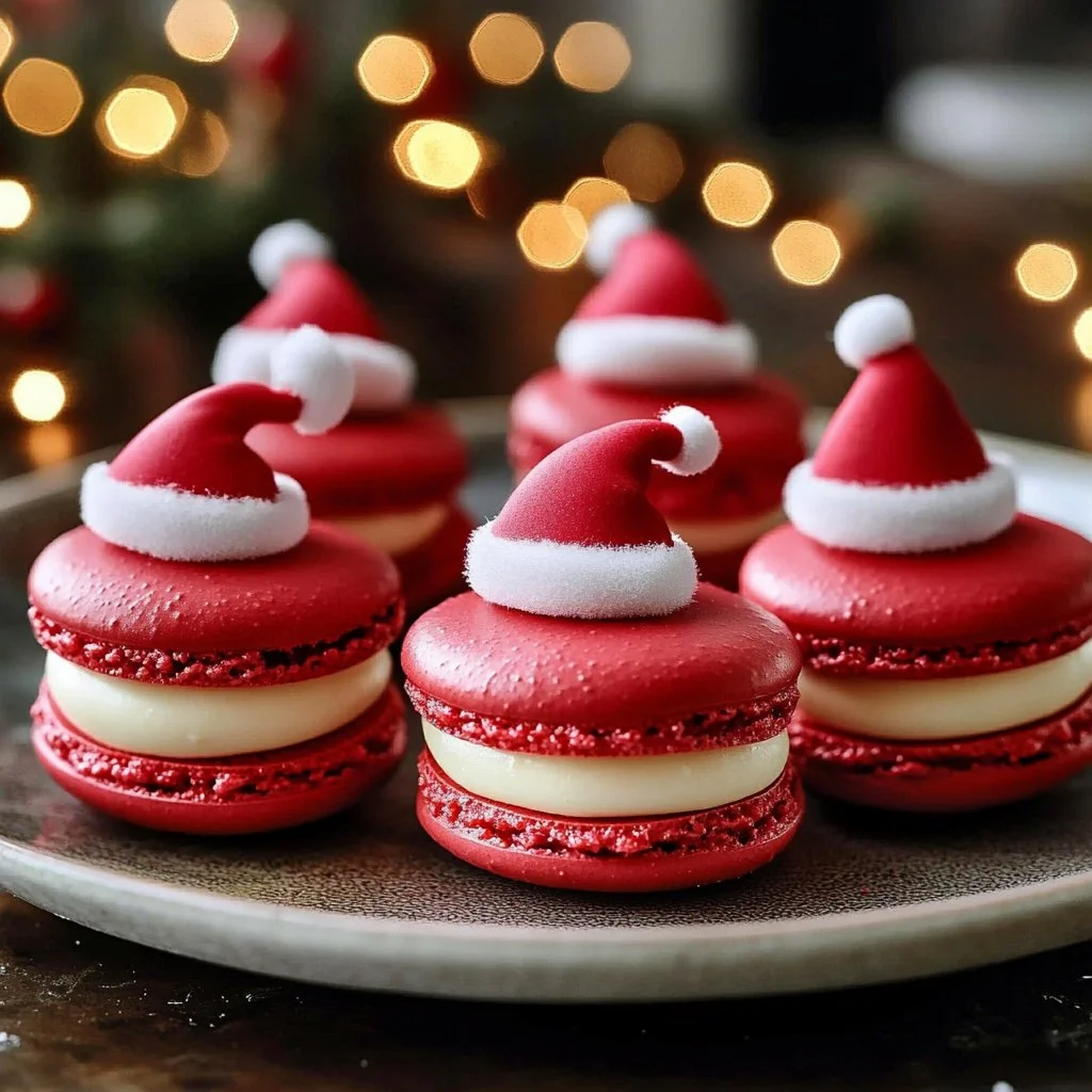 Delightful Santa Claus Macarons to Sweeten Your Holidays