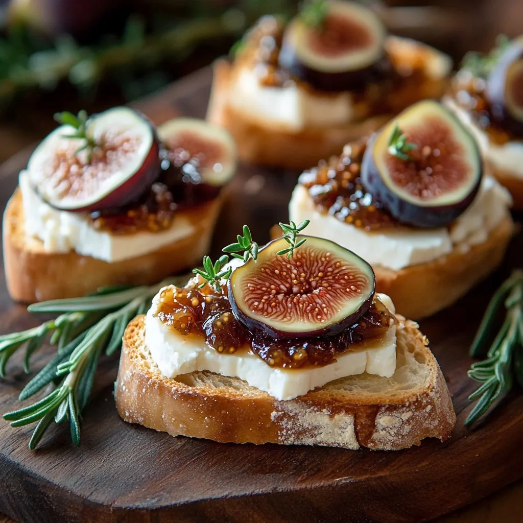Goat Cheese Fig Jam Appetizer