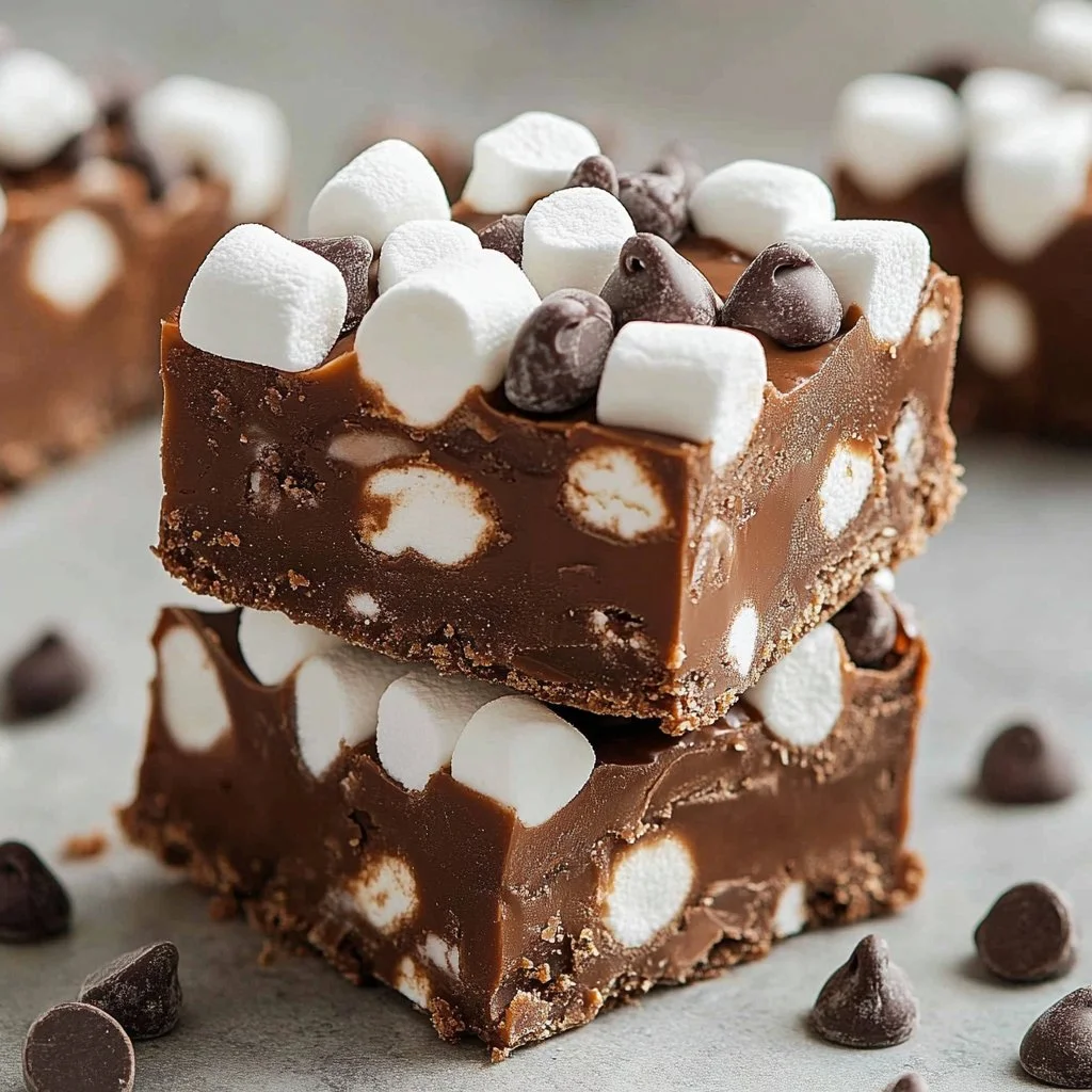 Hot Chocolate Fudge Squares