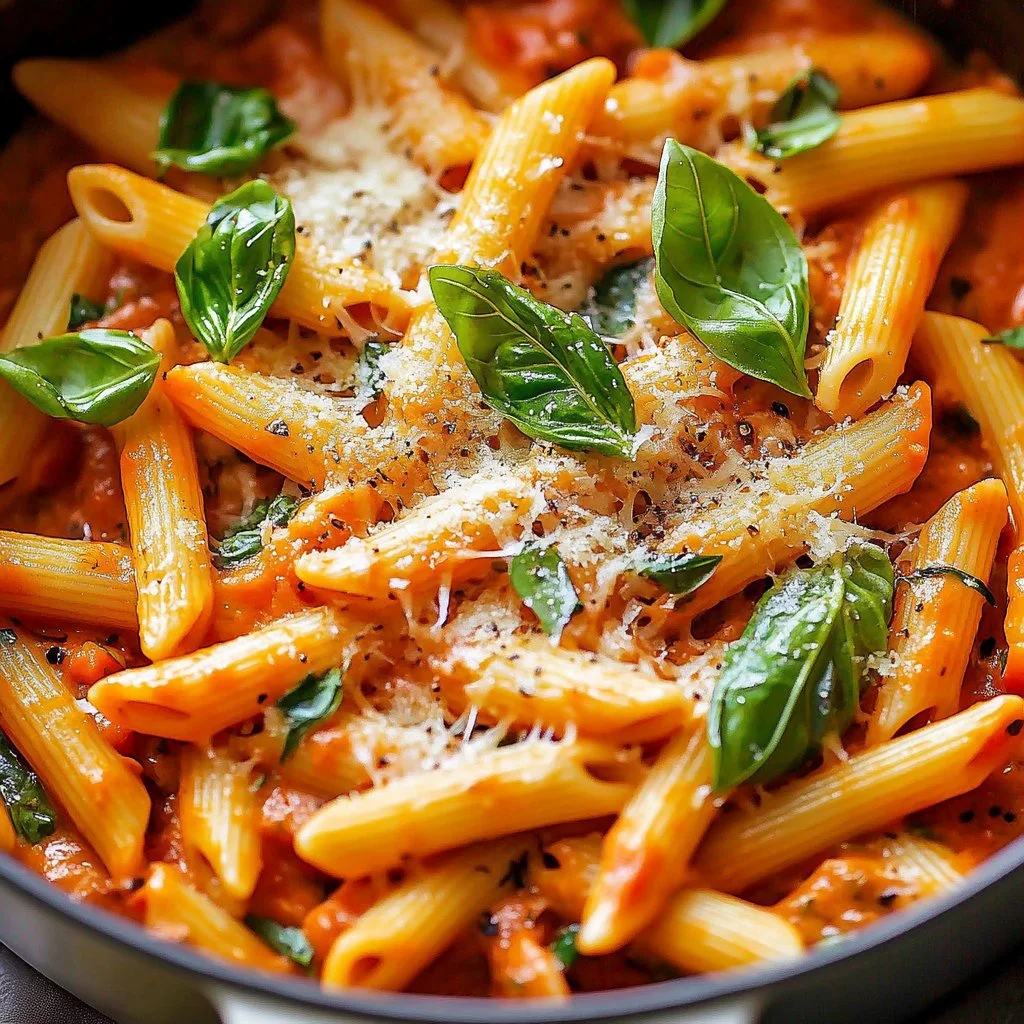 One-Pot Creamy Tomato Basil Pasta