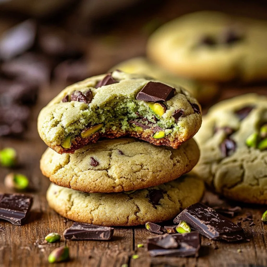 Pistachio Cream Cookies Treat