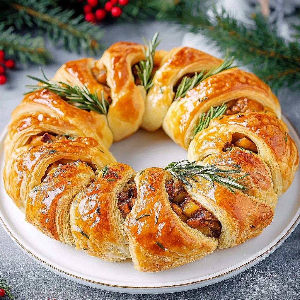 Sausage Roll Wreath