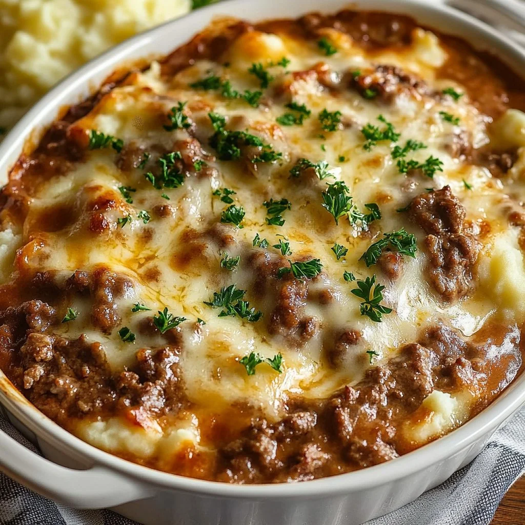 Amish Hamburger Steak Bake