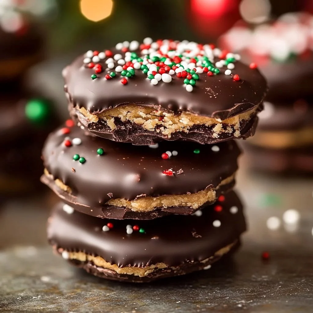 Chocolate Peanut Butter Stacks