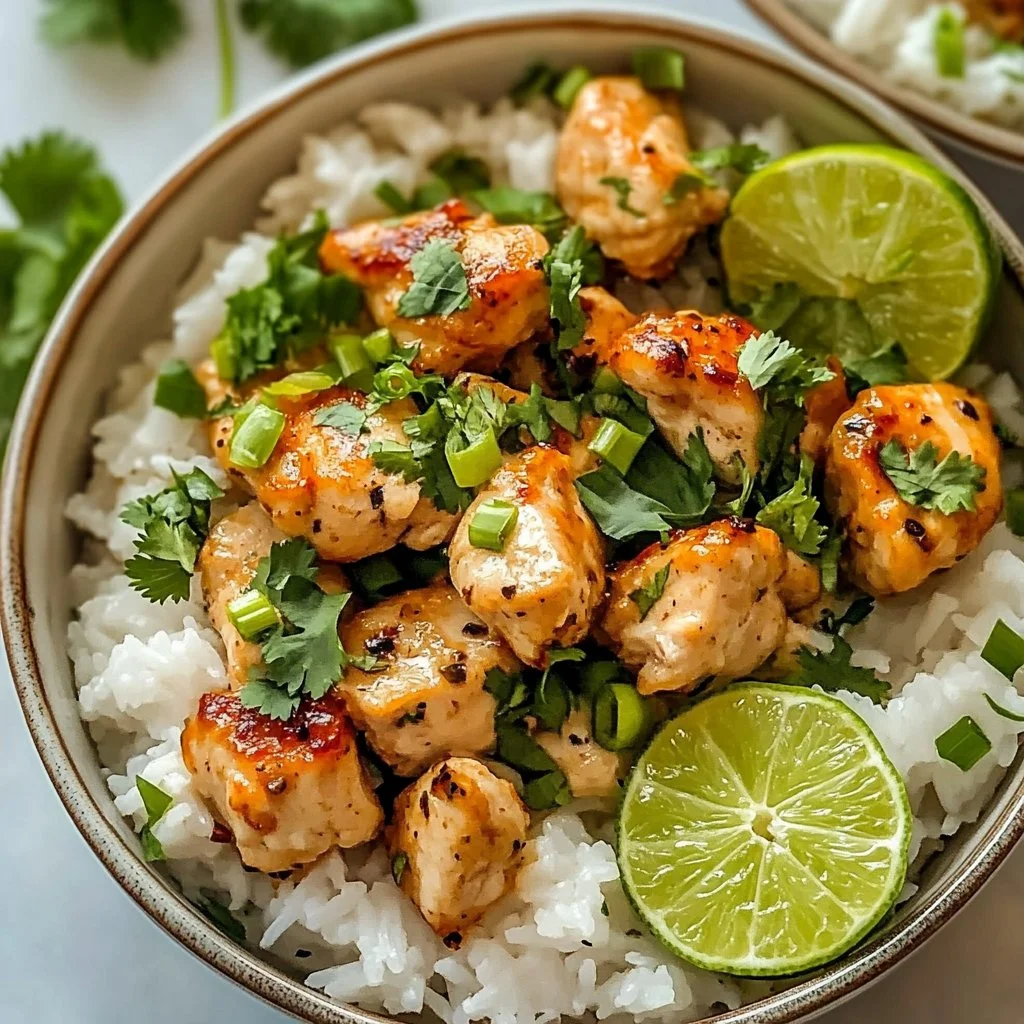 Coconut Chicken Rice Bowl