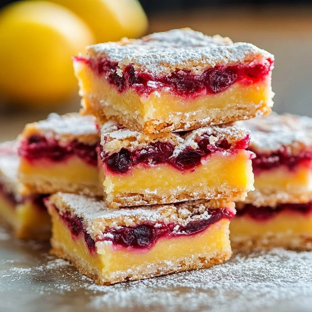 Cranberry Lemon Bars