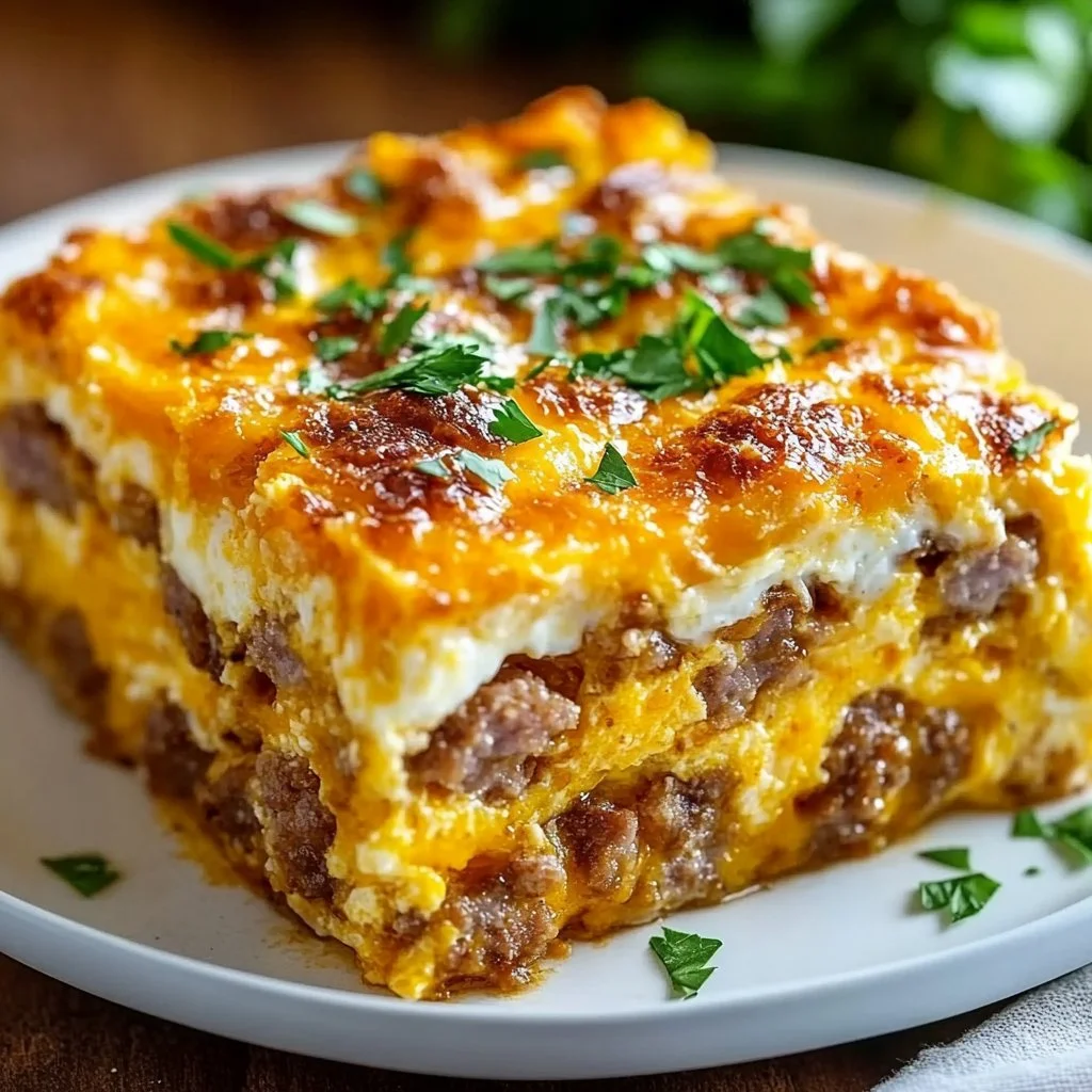 Easy Sausage and Egg Casserole