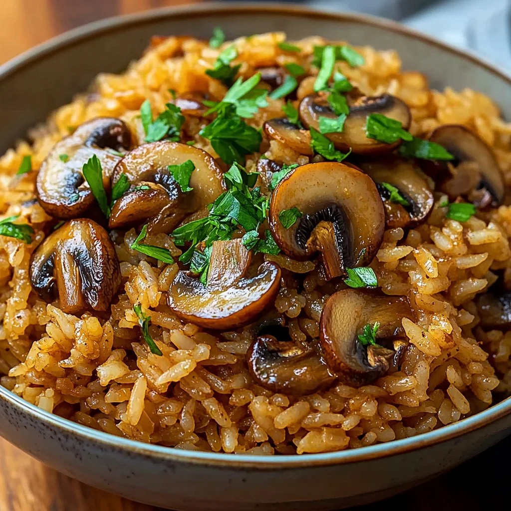 Flavor-Packed One-Pot Mushroom Rice