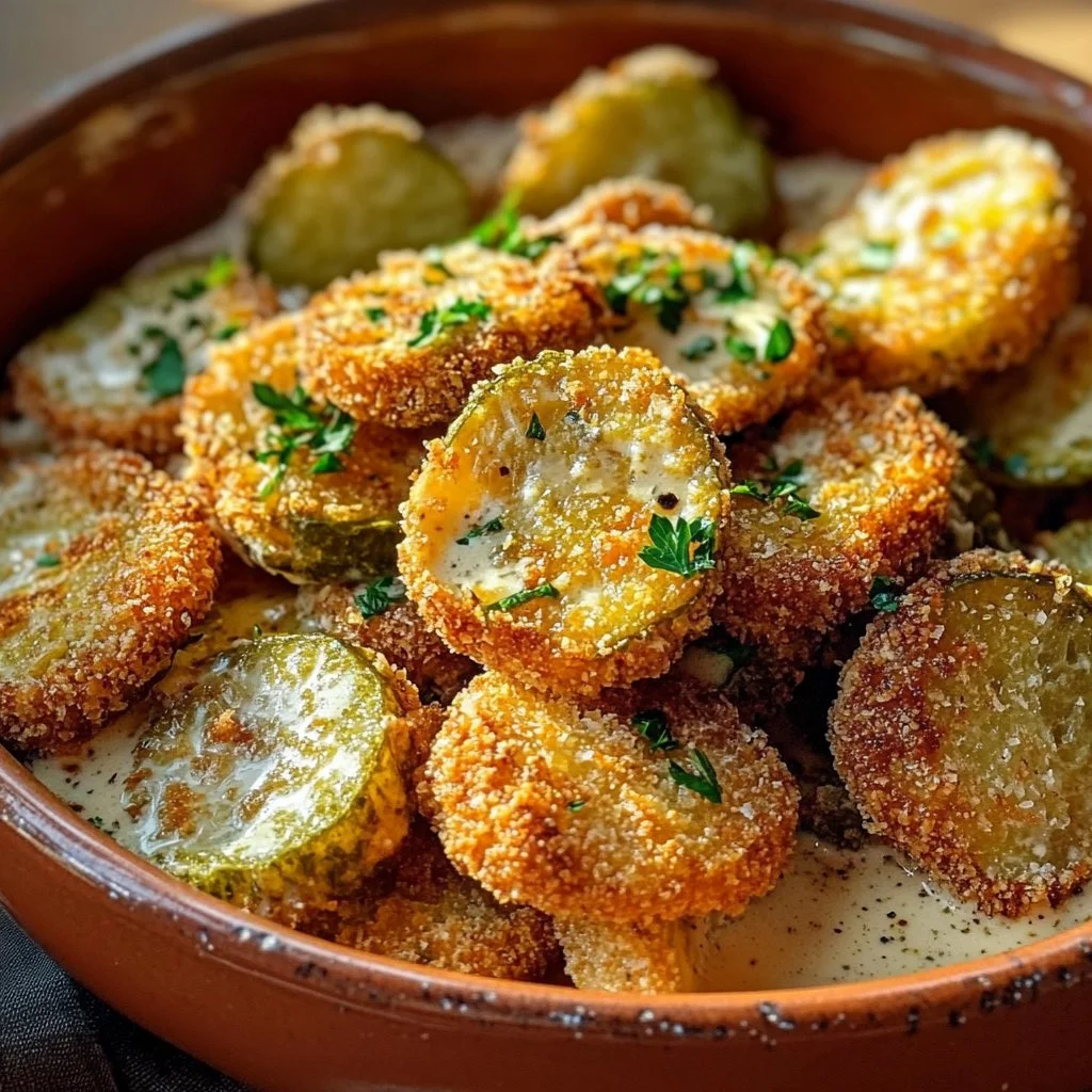 Hot And Cheesy Fried Pickle Dip