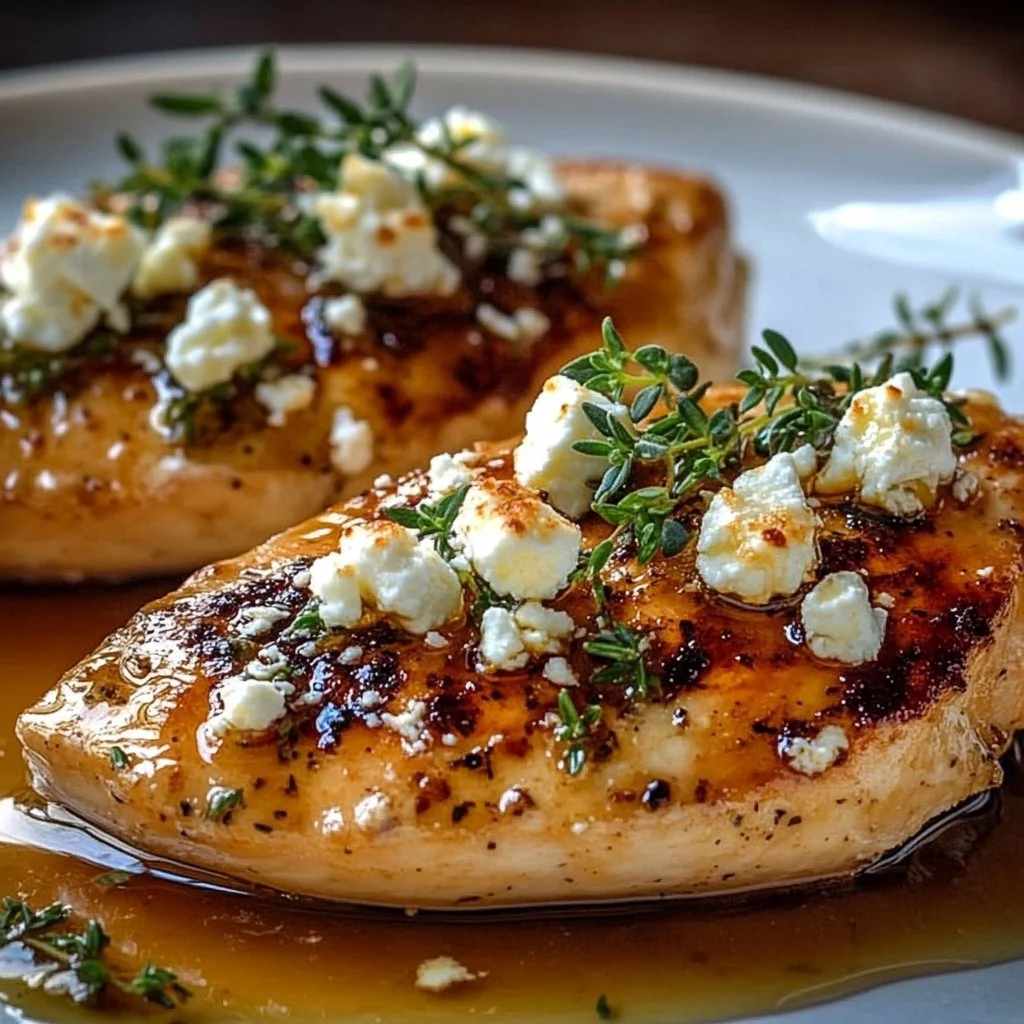 Hot Honey Infused Feta Chicken