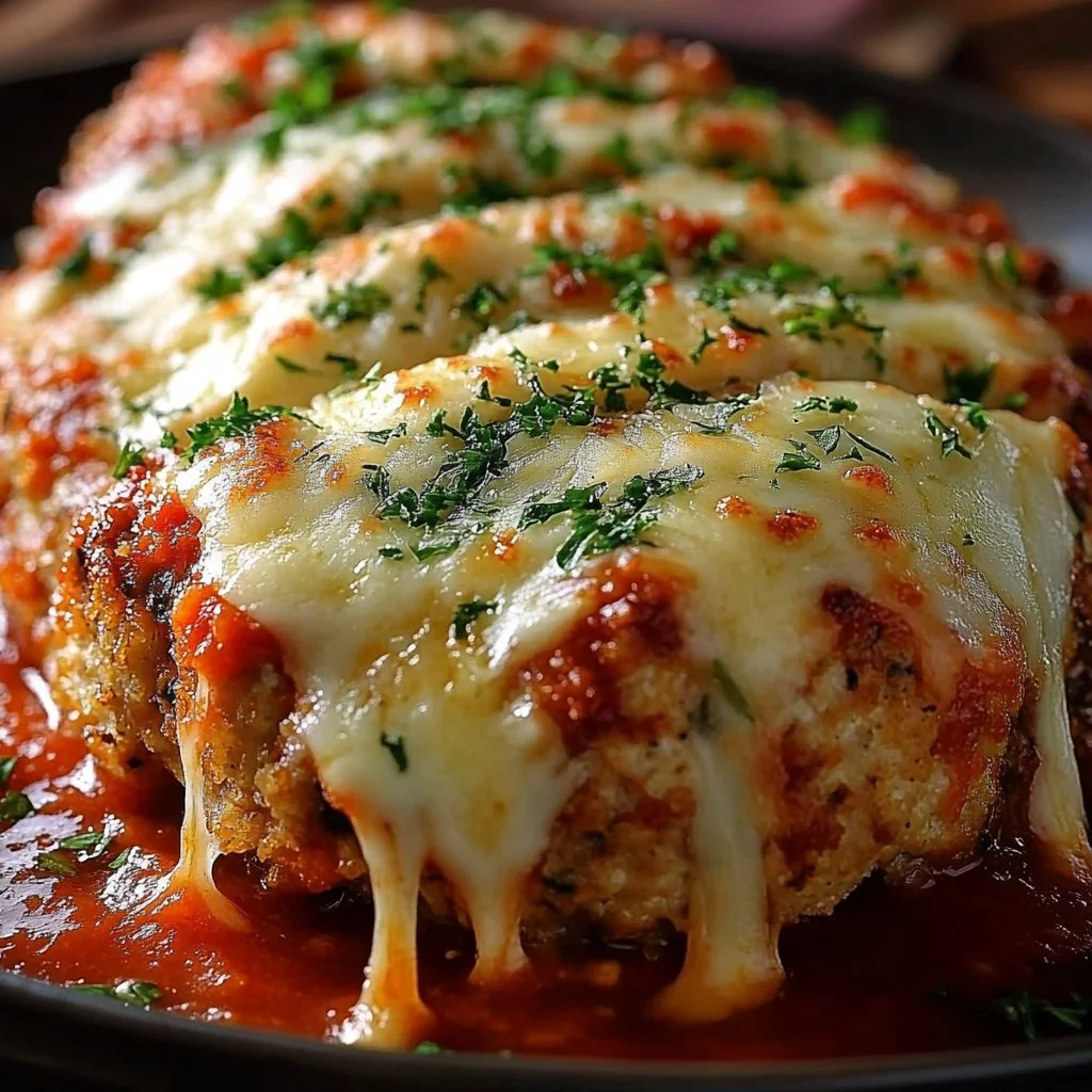 Italian-inspired Parmesan Chicken Meatloaf