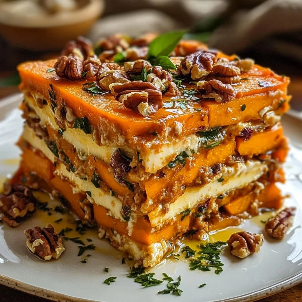 Layered Sweet Potato Lasagna