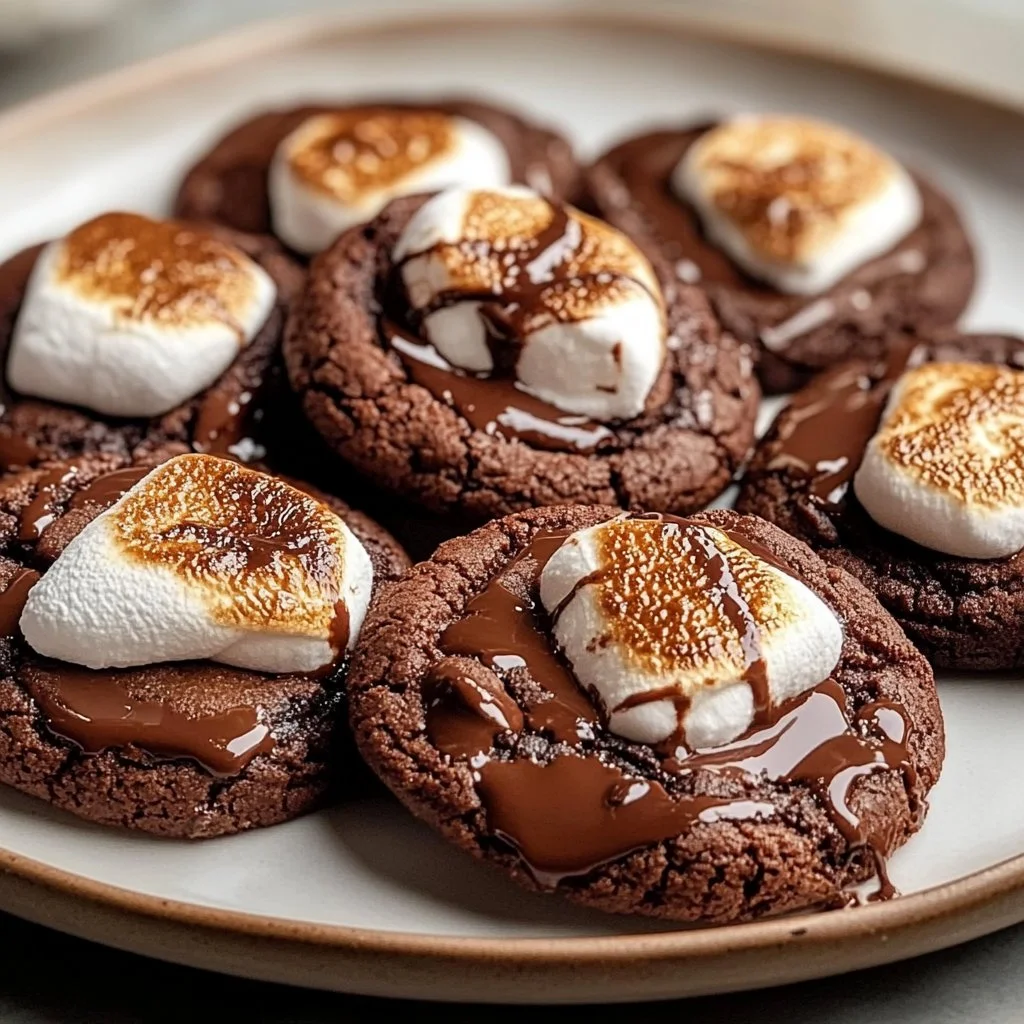Marshmallow Hot Cocoa Surprise Cookies