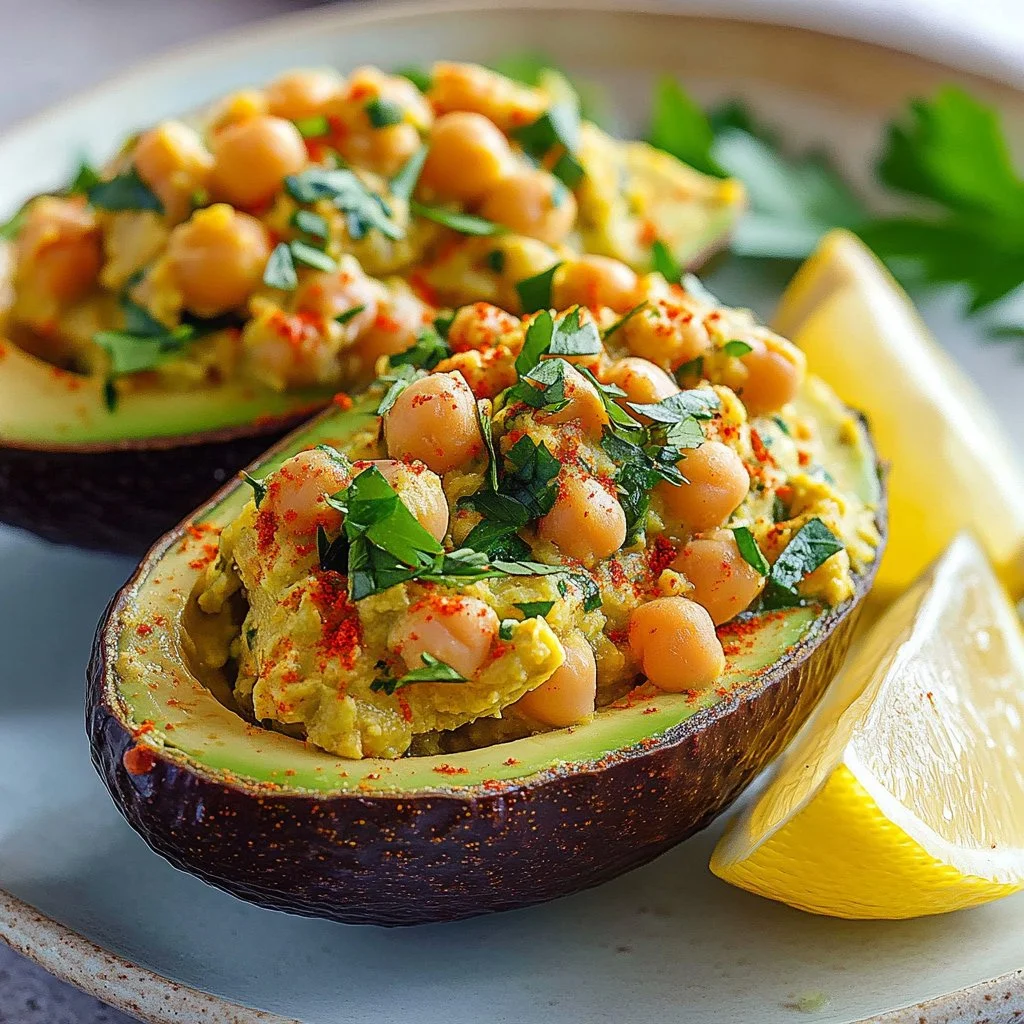 Mashed Chickpea Salad with Greek Yogurt