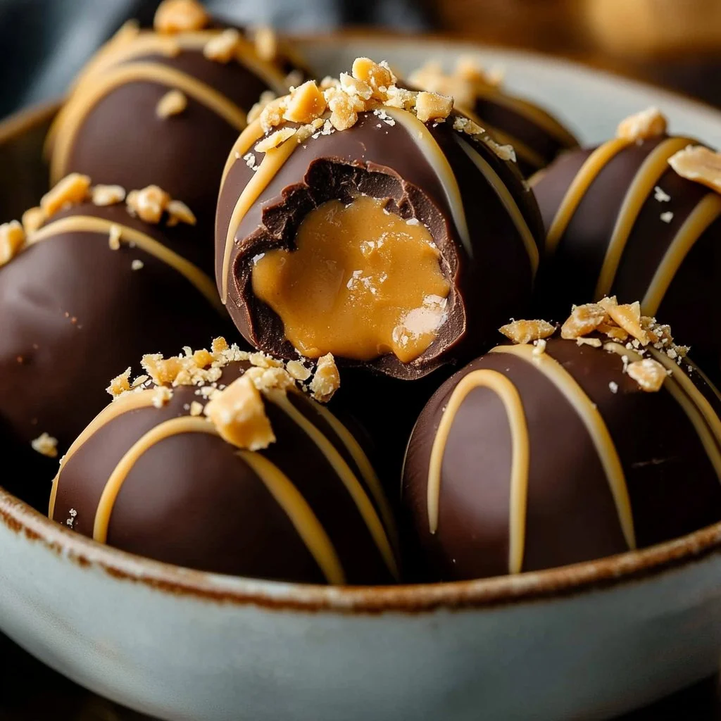 No-Bake Chocolate Peanut Butter Buckeyes