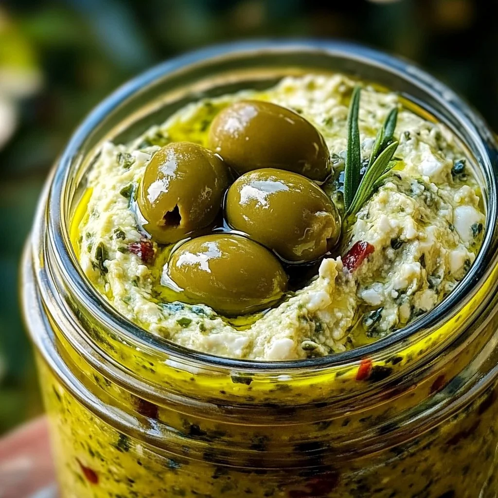 Olive Lovers’ Dream Dip – Creamy Feta & Green Olive Spread