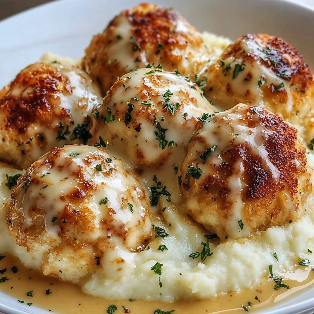 Parmesan Cloud Chicken Bombs