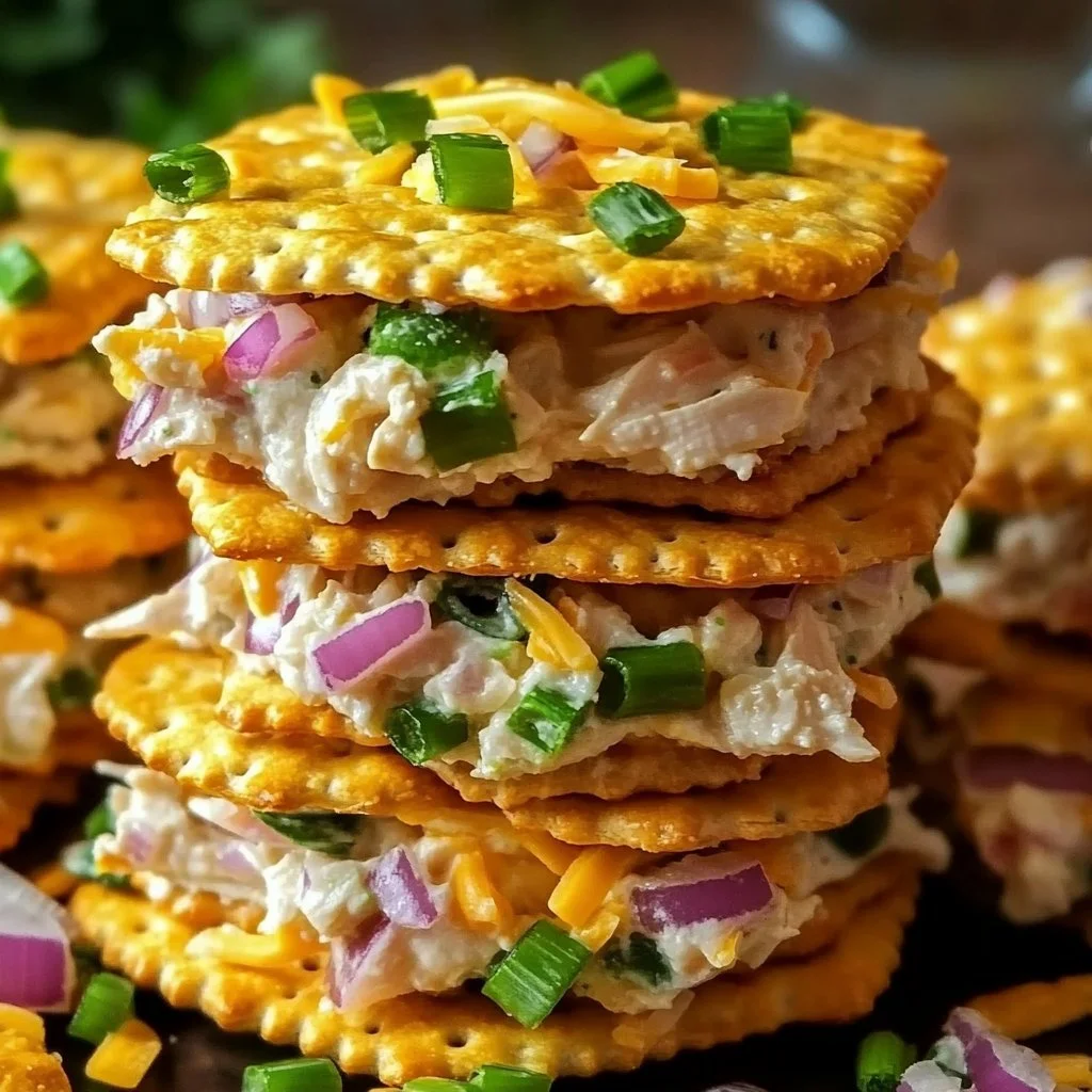 Savory Chicken and Cheese Ritz Crackers