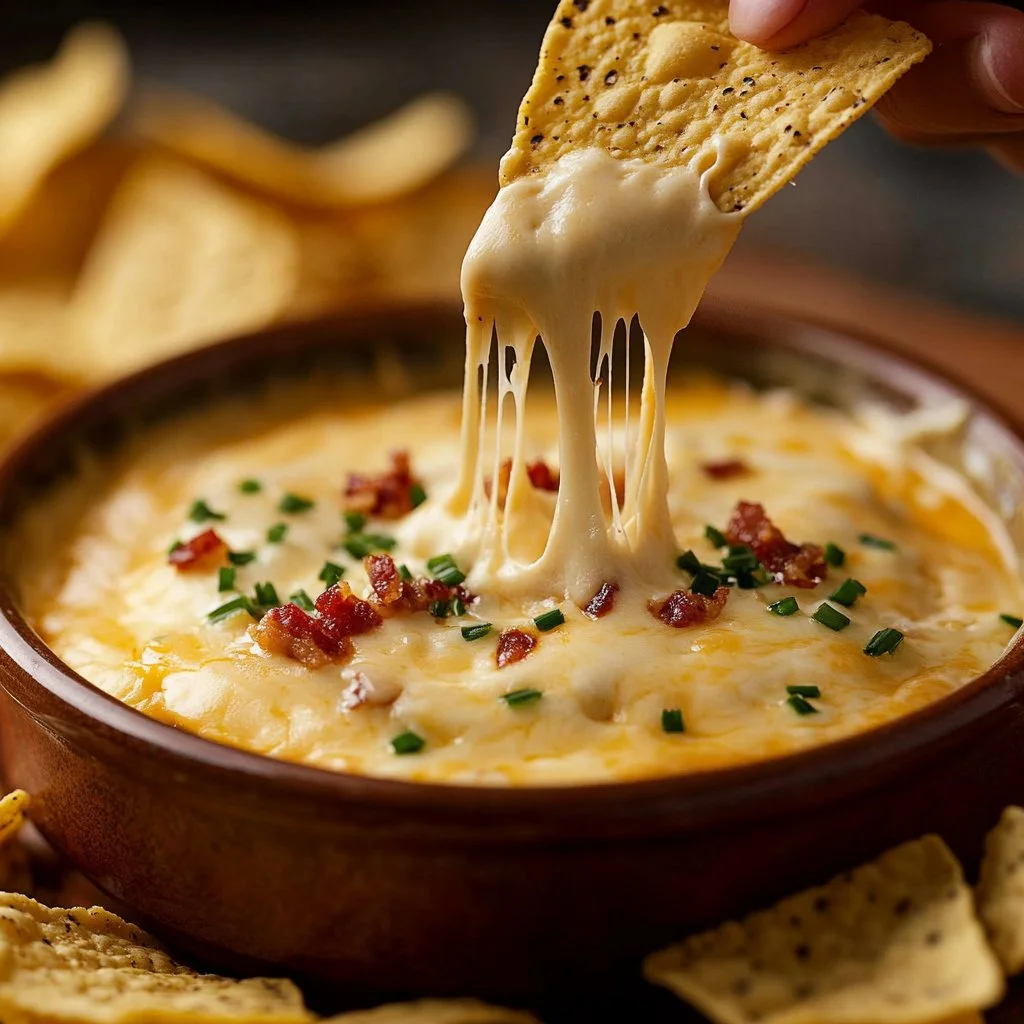 Simple Crockpot Cottage Cheese Queso