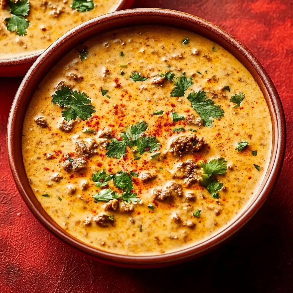 Simple Ground Beef Cottage Cheese Queso