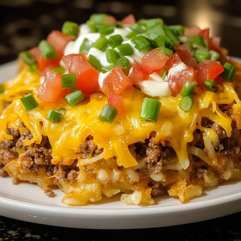 Slow-Cooked Taco Beef Casserole