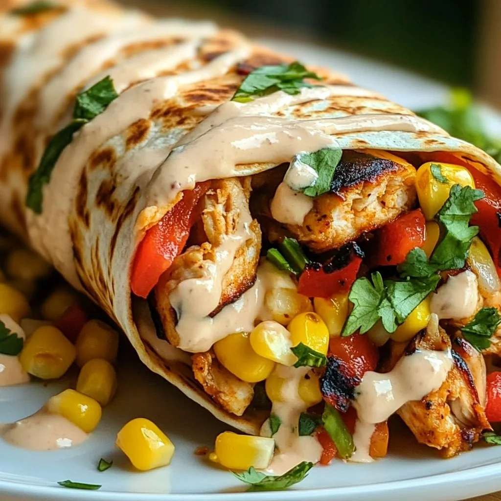 Southwest Chicken Wraps