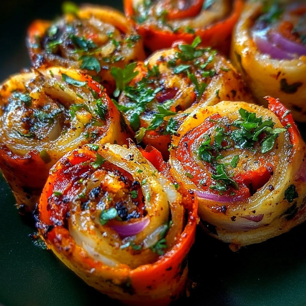 Veggie Pizza Pinwheels