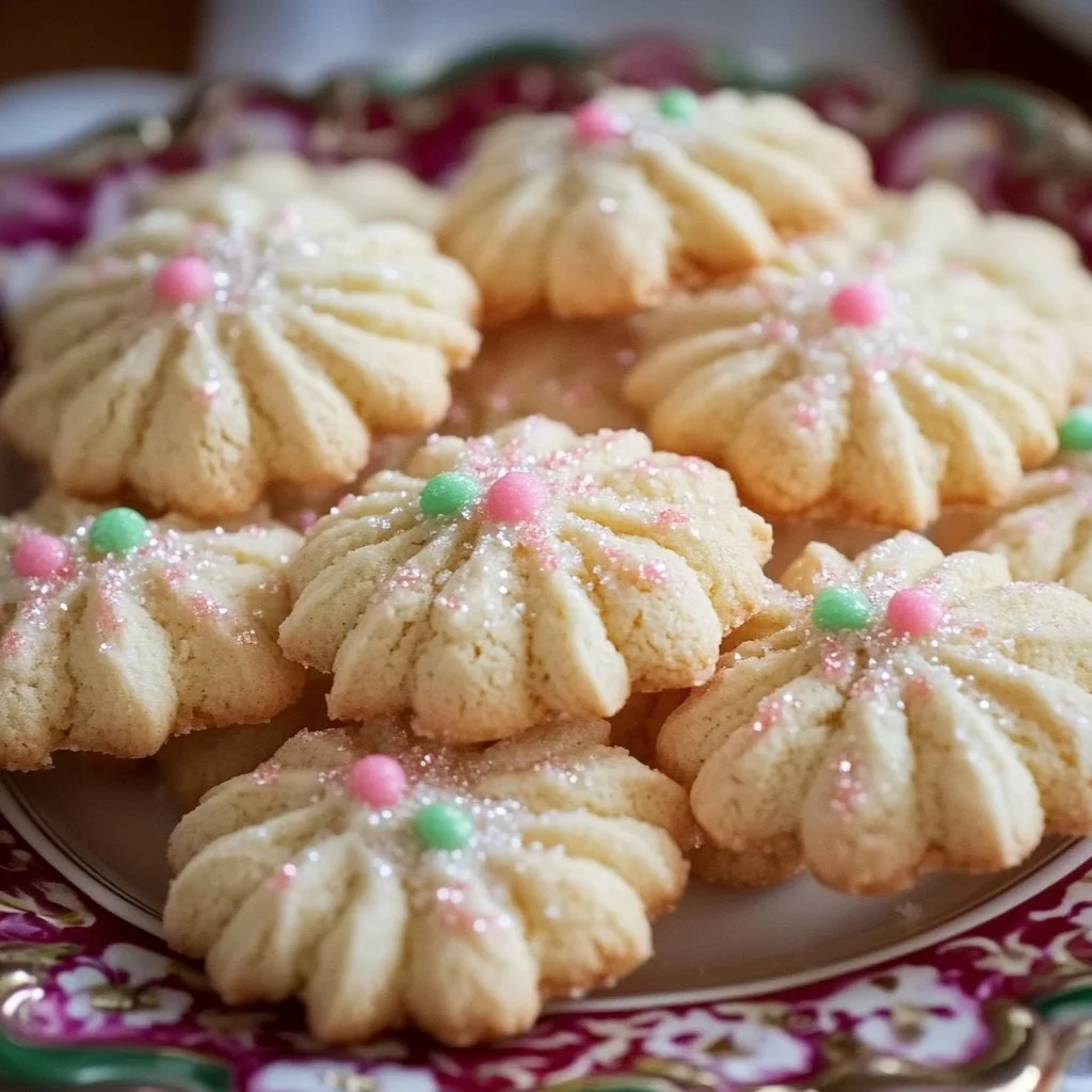 Whipped Shortbread Cookies