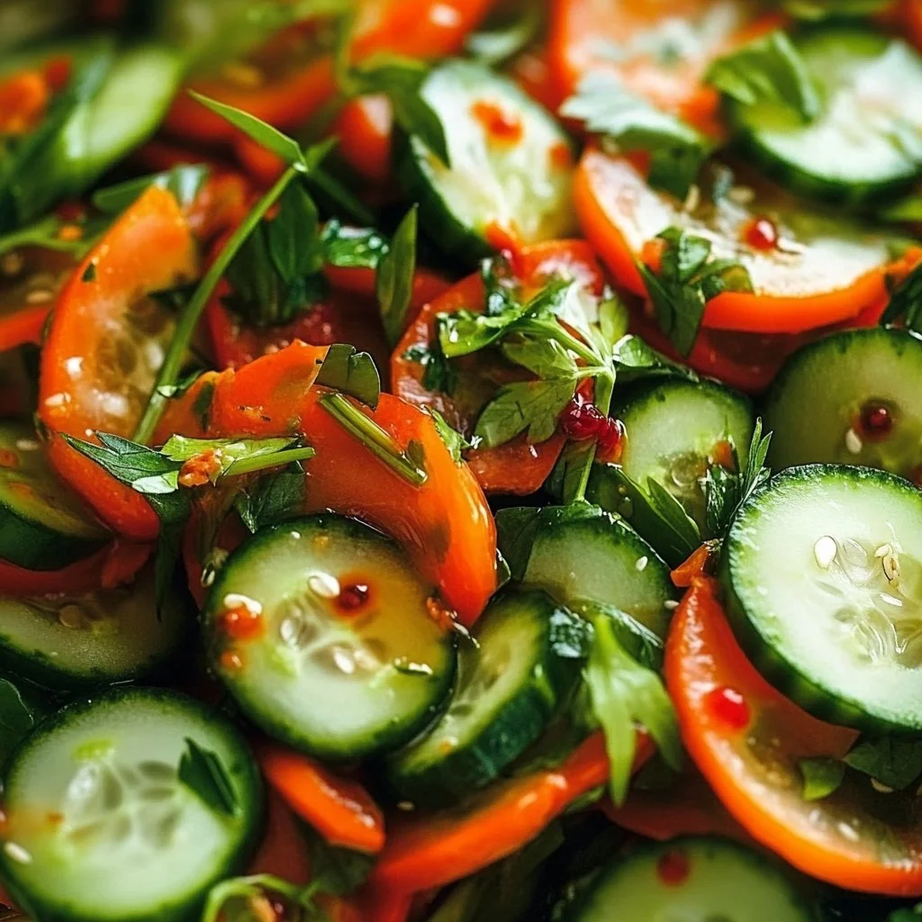 Zesty Cucumber Carrot Salad